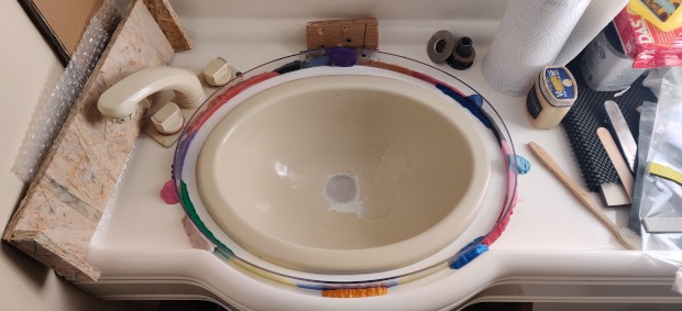 Original Vanity basin ready for second attemptat cast